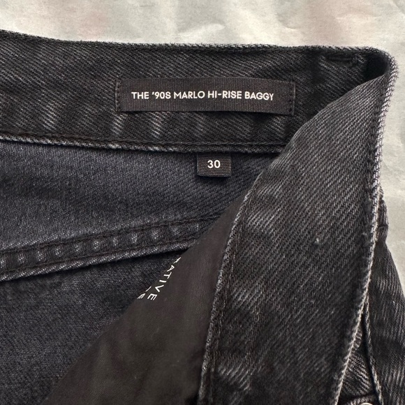 Aritzia Denim Forum The '90s Marlo High Rise Loose Jean Washed Black Size 30 - Picture 9 of 15